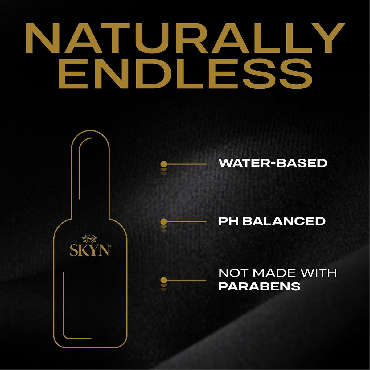Naturally Endless Water-Based Long Lasting Lube for Men, Women and Couples, Safe with Latex and Non-Latex Condoms and Toys, 8.5 Oz
