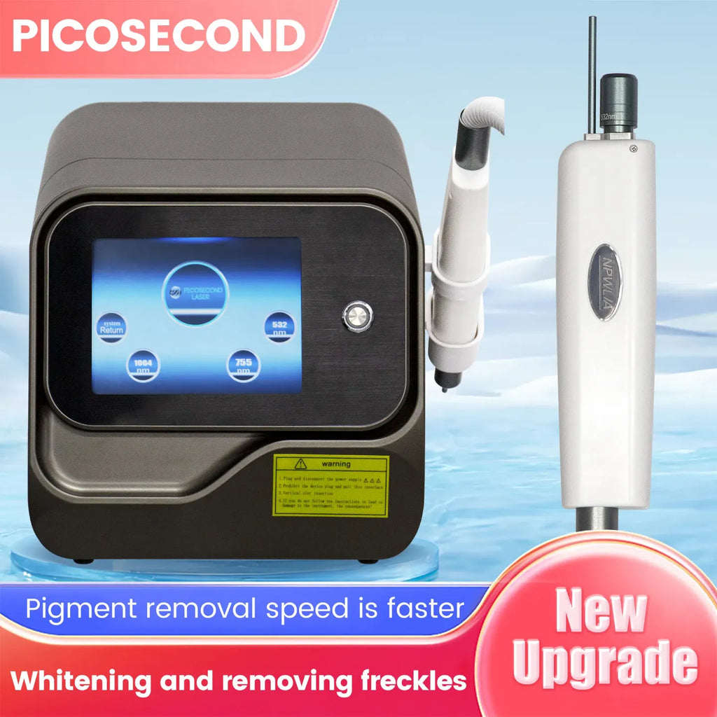 Laser Tattoo Removal Q Switched Nd YAG Eyebrow Pigment Remover Machine Picosecond Laser for Professional Salon Use