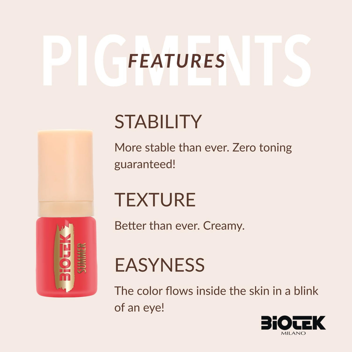 - Lips Pigment Kit for Permanent Make Up- Passion, Glacè, Fashion, Bite, Love, Supermodel, Lollipop, Dream, Summer, Bubble(10X0,50 Fl.Oz.) - Color for Lips Made in Italy