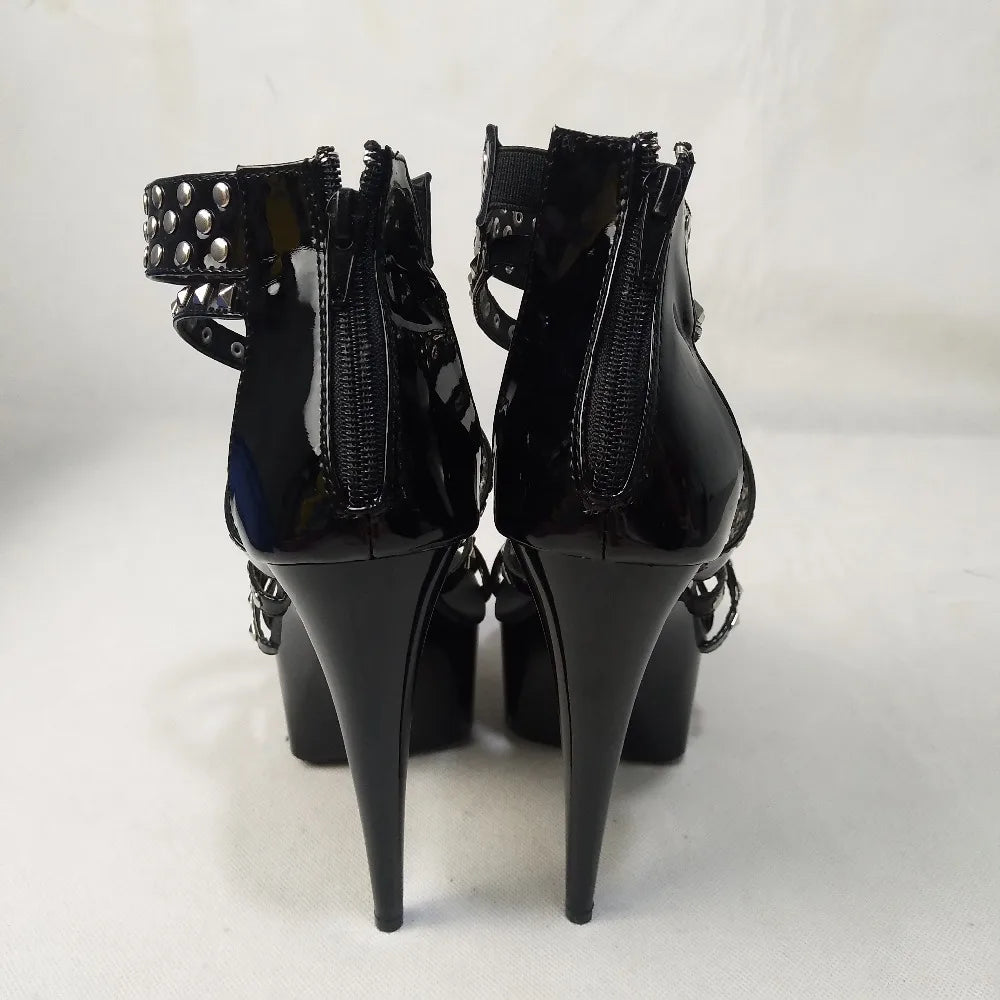 Summer, New Style Fashionable Shoe Sex Appeal Heel Female Sandal, 15 Centimeters Water Drill Rivet Is Decorated
