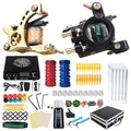 Complete Tattoo Kit for Beginners 2 Pro Tattoo Machine Tattoo Power Supply Kit Tattoo Inks 20 Tattoo Needles Tips Tattoo Supplies