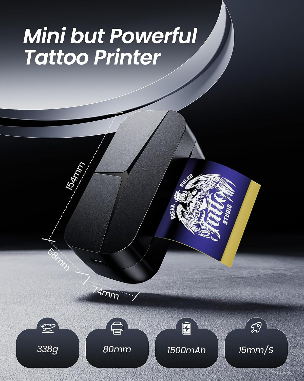 Mini Tattoo Stencil Printer for DIY Temporary Tattoo