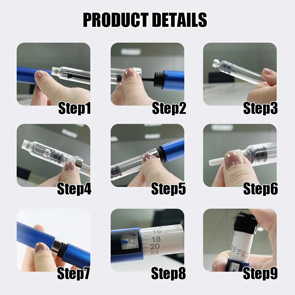 New Magic Pen Wrinkle Care Pen Facial Tattoo Consumables Small Beauty Instrument Rubbing Pen Tattoo Anti-Wrinkle Instrument