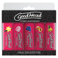 Goodhead Oral Delight Gel Water Based Flavored Lubricant - 5 Pack - 1 Oz