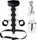 Bondaged Restraints Sex Spreaders Queen Bed Set for Women Submissive Kit Tied up Adult Sex Playing Bed and Handcuffs Tools Neck Collar to Wrist Sex Restraining for Women behind Back Set Sweater R2