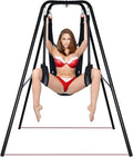 Sex Swing Stand with Sex Sling，Adjustable Angle Sex Swing ，Easy to Assemble，Sex Furniture for Bedroom（Black