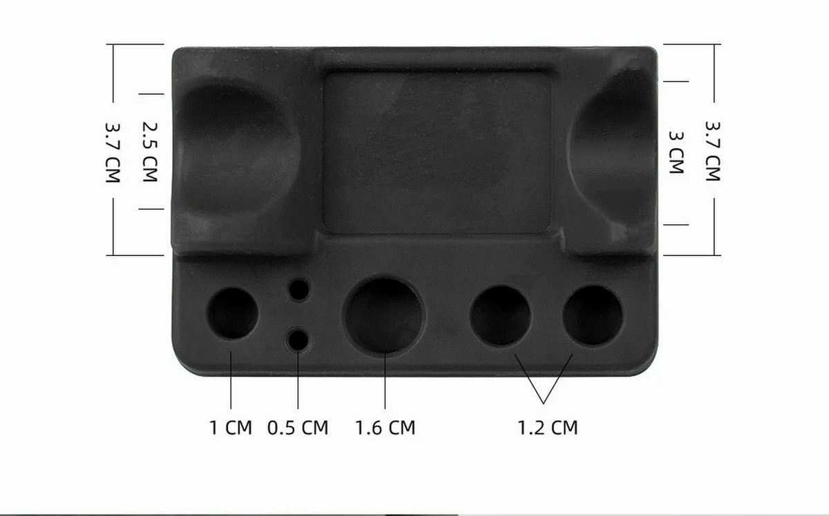 1Pcs/2Pcs Silicone Tattoo Machine Pen Holder Tattoos Microblading Ink Cup Machine Stand Permanent Makeup Tattoo Accessories