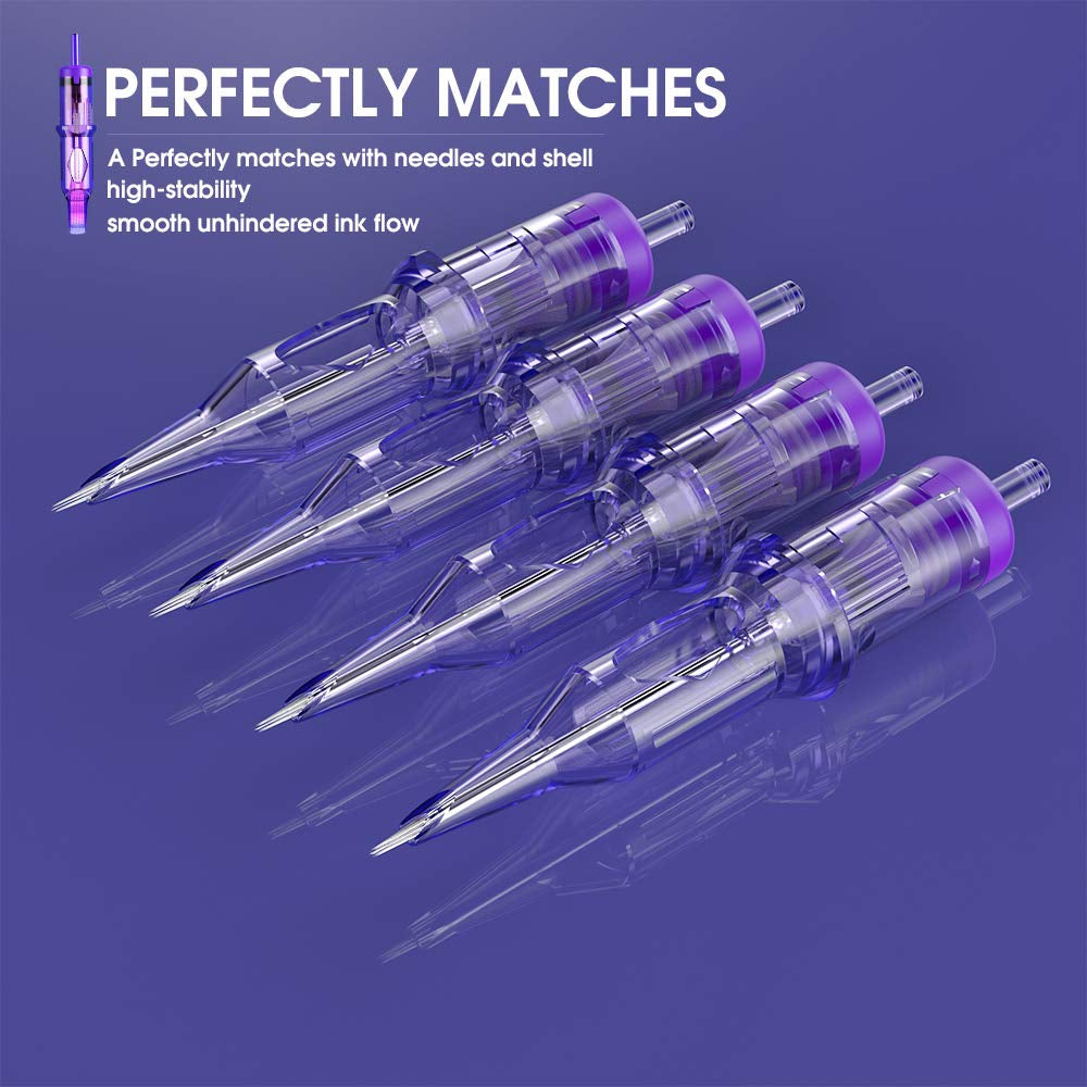 Mast Pro Cartridge Tattoo Needles Disposable 20Pcs of One Box Standard Size round Liner 1209RL