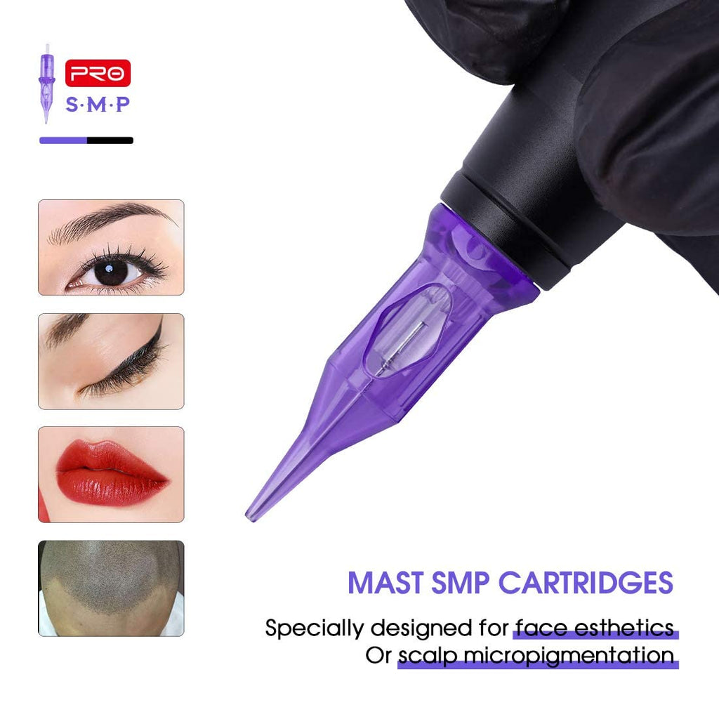 Mast Pro Tattoo Cartridges 1005RL 20Pcs Disposable Needles Bugpin #10 5 round Liner