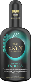 Naturally Endless Water-Based Long Lasting Lube for Men, Women and Couples, Safe with Latex and Non-Latex Condoms and Toys, 8.5 Oz