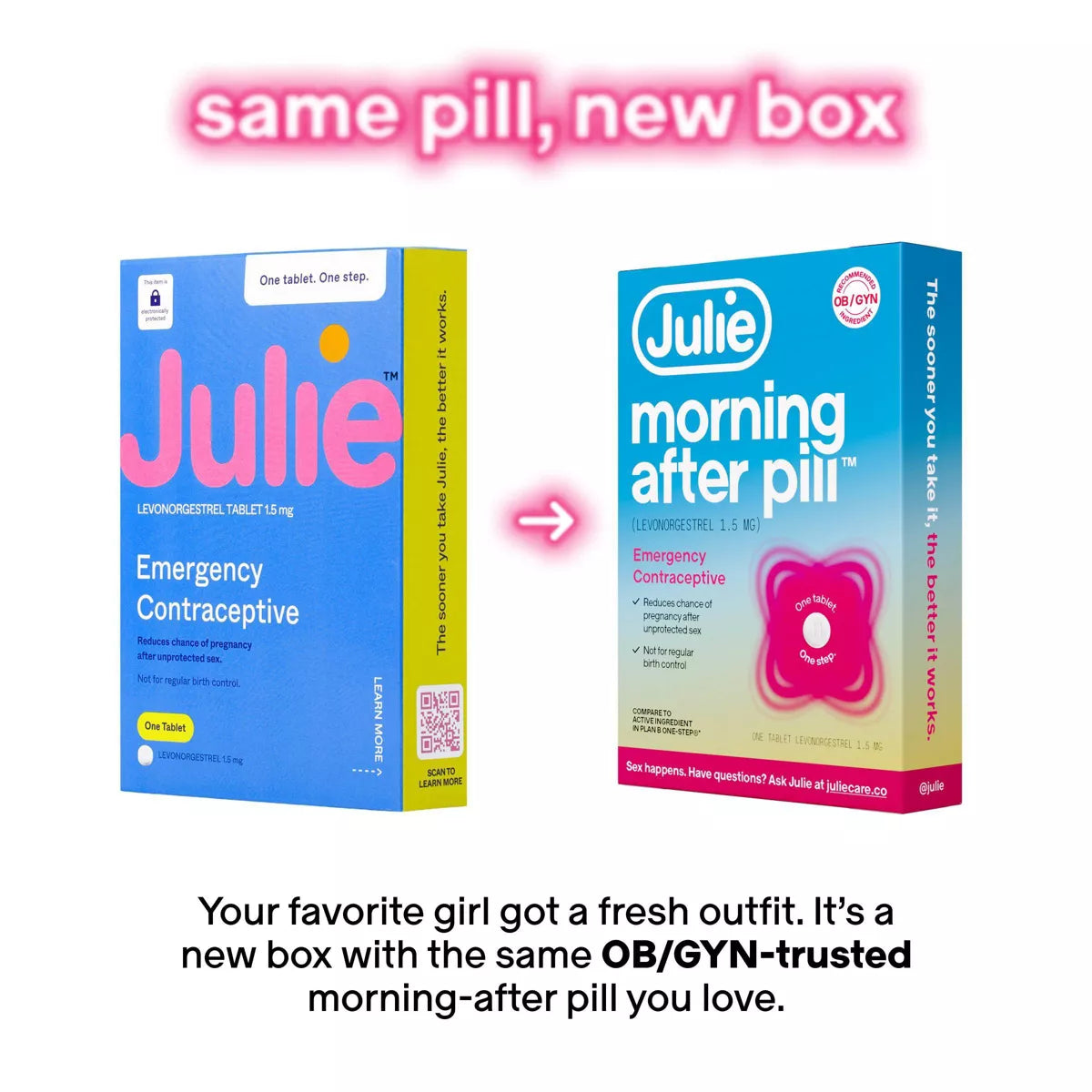 Julie Morning after Pill - 1Ct