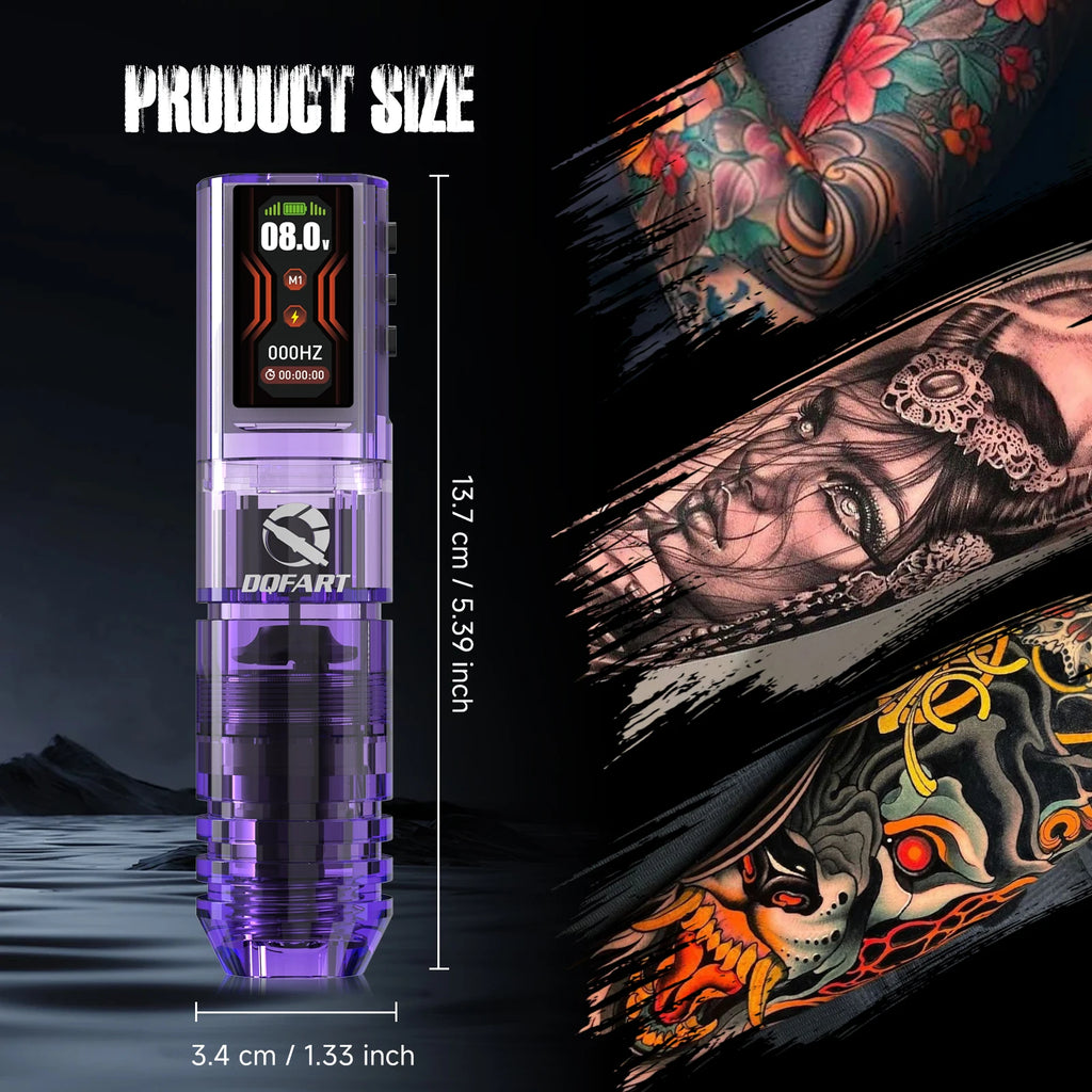 Tattoo Kit New 1600Mah Wireless Tattoo Machine Tattoo Pen Suitable for Tattoo Beginners Tattoo Artists Tattoo Accessories