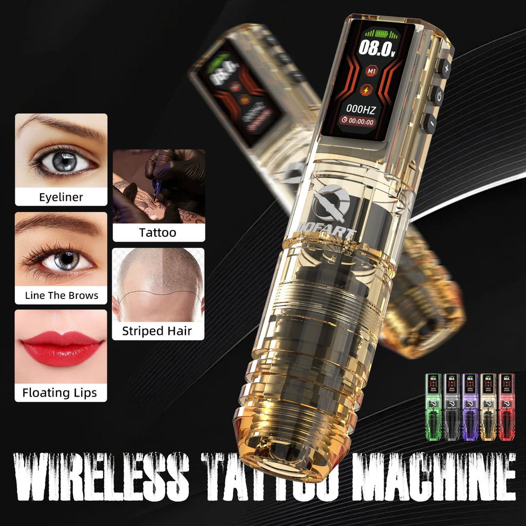 Tattoo Kit New 1600Mah Wireless Tattoo Machine Tattoo Pen Suitable for Tattoo Beginners Tattoo Artists Tattoo Accessories