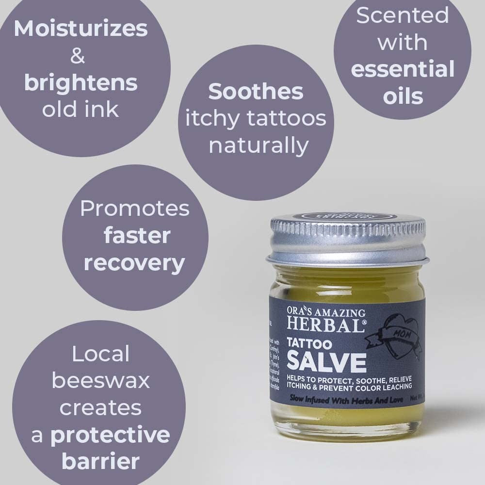 Tattoo Salve, Tattoo Aftercare, Tattoo Balm, Tattoo Healing Ointment, Tattoo
