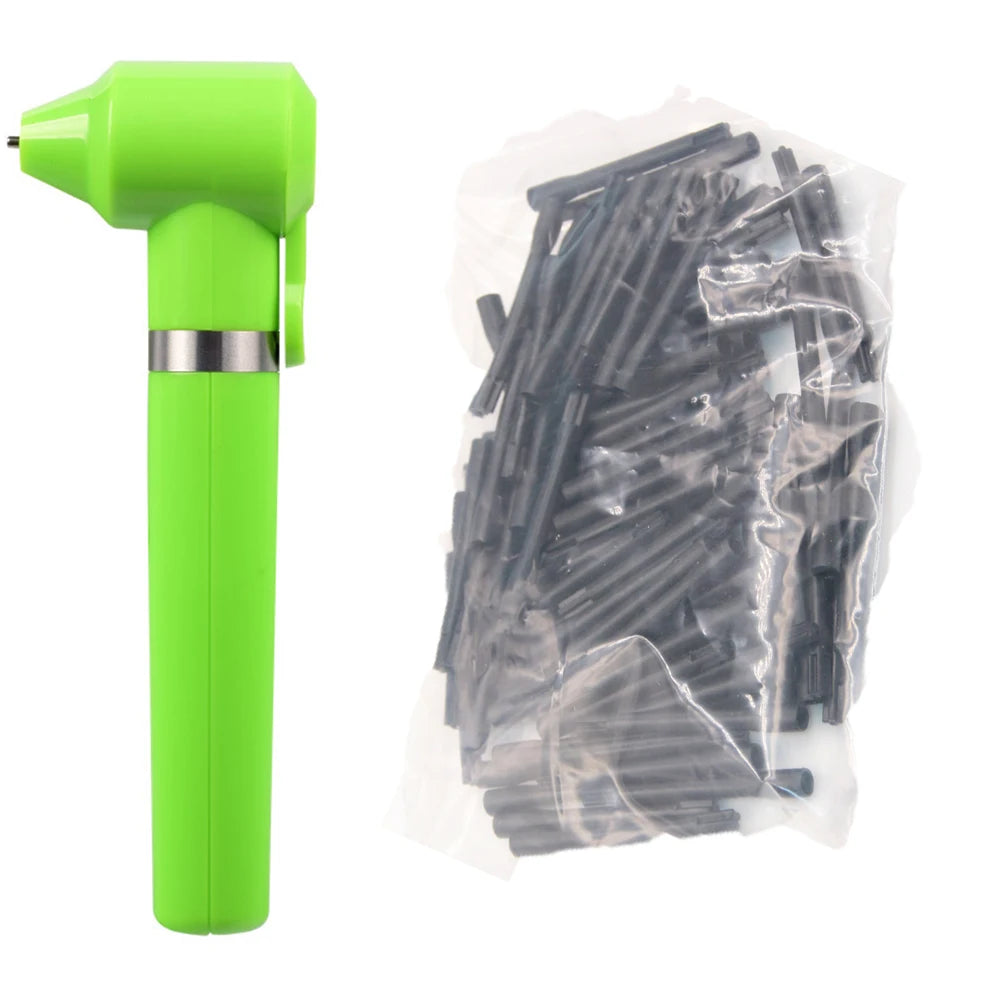 1Set Tattoo Pigment Makeup Electric Ink Mixer with 50Pcs Mixing Sticks Set Eyebrow Color Supply Tool Agitator Machine