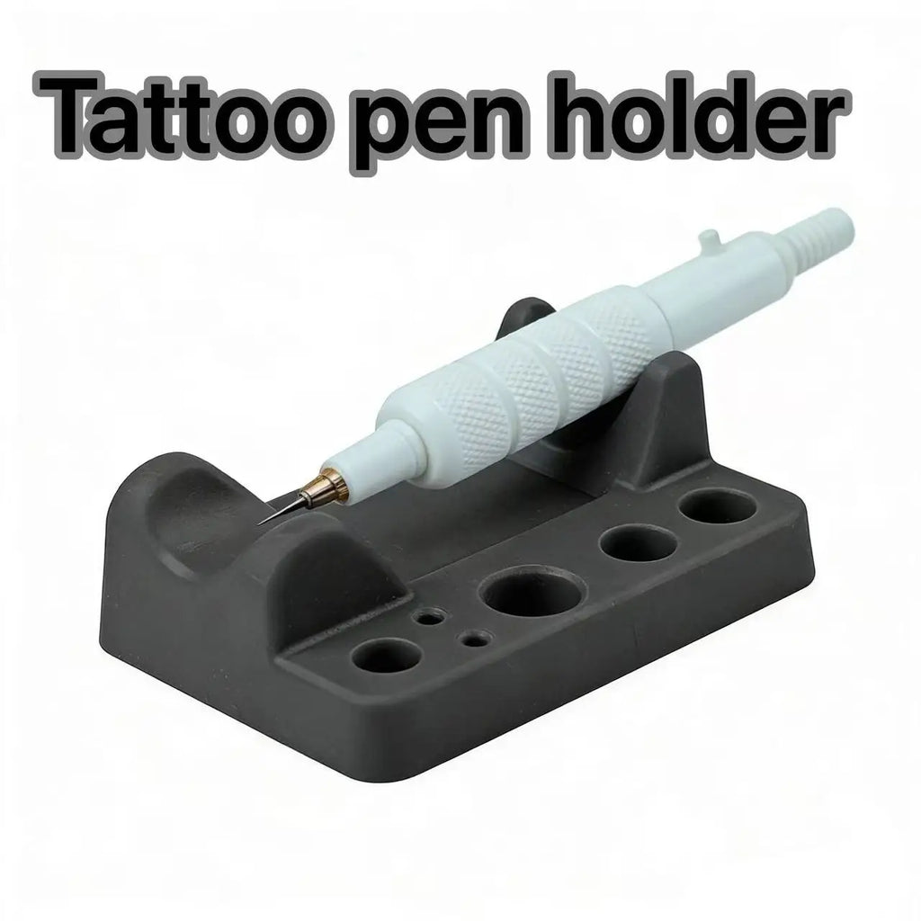 1Pcs/2Pcs Silicone Tattoo Machine Pen Holder Tattoos Microblading Ink Cup Machine Stand Permanent Makeup Tattoo Accessories