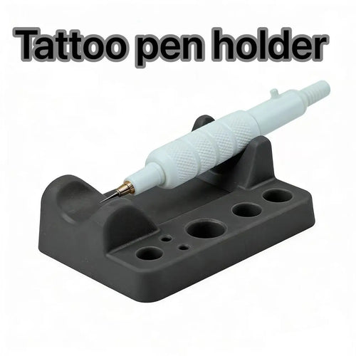 1Pcs/2Pcs Silicone Tattoo Machine Pen Holder Tattoos Microblading Ink Cup Machine Stand Permanent Makeup Tattoo Accessories